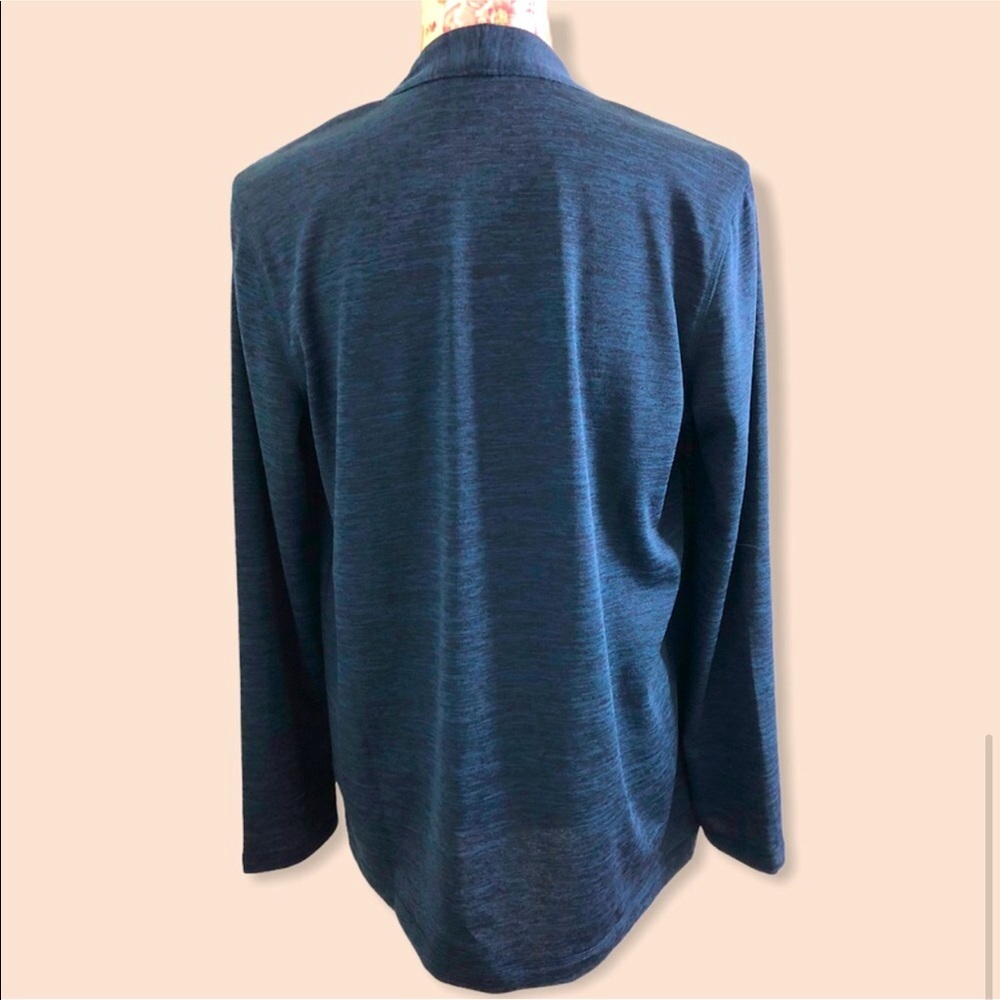 Talbots Open Front Jersey Drape Cardigan #112 - Picture 4 of 5